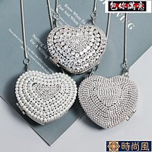 新款滿鑽水桶包包女 時尚韓版洋氣鏈條斜背包 質感斜挎網紅水鑽抽帶包-李李 韓國女裝 歷史價格詳細信息