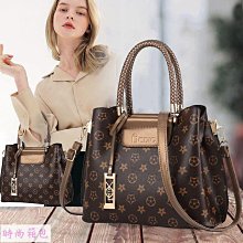 手提包 托裡伯奇爆款Monogram系列托特包藝員同款 帆布配牛皮面料 手提 肩背包 圖片實拍 折疊禮盒包裝 歷史價格詳細信息