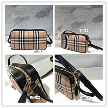 BURBERRY  新款Vintage 格紋Olympia帆布翻蓋斜背包 歷史價格詳細信息