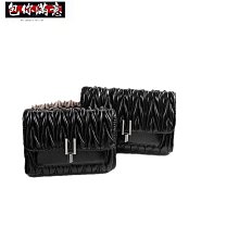 女生包包 新女包 2022時尚菱格亮面PVC果凍包 粗錬條斜挎包 女 斜背包 肩背包 歷史價格詳細信息