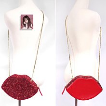 Lulu Guinness 經典紅唇晚宴包／手拿包 RED PERSPEX LIPS CLUTCH 歷史價格詳細信息