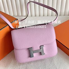 二手出售 Hermes 愛馬仕 Constance 24 銀扣 康康包 單肩包 斜背包 斜挎包 黑色 歷史價格詳細信息