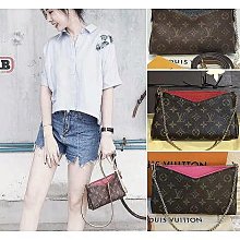 二手 LV N63032 咖啡色棋盤格 M61276 三件式 信封式 斜背包 手拿包 N63106 白棋盤格 歷史價格詳細信息