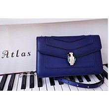 Bvlgari 寶格麗 Serpenti 281234 琺瑯蛇頭 肩背包 小型 22 cm 藍寶石 價格比較,價格查詢,歷史價格詳細信息