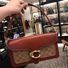 代購Coach CA192 帆布拼牛皮女士酒神包 鏈條包 腋下包 斜背包 單肩包 附購證 買即送禮 歷史價格詳細信息