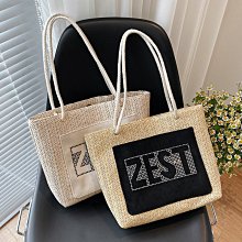 簡約 大容量 草編包 內裡壓花 磁釦開口 多功能 沙灘包 海灘包 海邊包 編織包 單肩包 渡假 旅行 禮物 歷史價格詳細信息