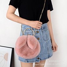 可愛毛絨手提鏈條小包包女秋冬新款少女毛茸茸單肩斜挎毛毛包 幾米森林包包店 歷史價格詳細信息