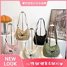 日係綠色褶皺包包女黑色單肩包大容量斜挎包上課通懃包-悅享樂購滿599免運 歷史價格詳細信息