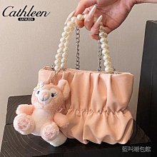 凱思琳時尚包包女新款簡約單肩褶皺雲朵包包大方百搭大學生斜挎包-悅享樂購滿599免運 價格比較,價格查詢,歷史價格詳細信息