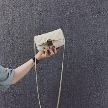 菱格鏈條包包女2024新款潮夏季時尚馬鞍包法國小眾百搭ins斜揹包-李李 韓國女裝 歷史價格詳細信息