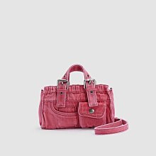 牛仔布手提水桶包女2024新款高級質感簡約百搭休閒斜挎包 歷史價格詳細信息