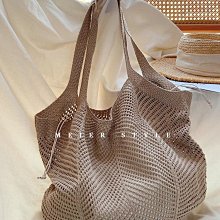 現貨 針織包 ins沙灘度假草編手提包休閑文藝風腋下包女日常小眾菜籃子單肩包 歷史價格詳細信息