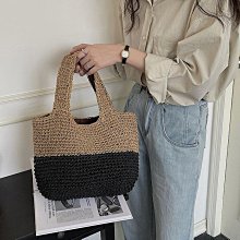 現貨 編織包 日常出街搭配潮款高級感簡約黑白系針織包手拎包手提托特包單肩包 歷史價格詳細信息