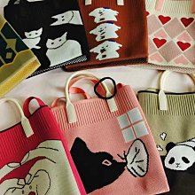 現貨 針織包 針織呢子垃圾袋包包女2023新款潮時尚小香風托特包百搭鏈條斜挎包 歷史價格詳細信息