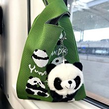 現貨 針織包 成都爺爺同款可愛大熊貓卡通動物針織包手提手拎包端午節伴手禮包 歷史價格詳細信息