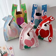 現貨 針織包 春夏旅行度假沙灘包 時髦撞色 條紋毛線針織編織包輕便帆布袋手包 歷史價格詳細信息