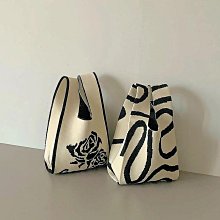 現貨 針織包 外出小拎包女手提可愛針織包小手包袋子手腕包小包手提手袋手提袋 歷史價格詳細信息