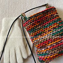 跨境針織包夏季百搭大容量購物袋撞色簡約時尚編織包包女包單肩包 歷史價格詳細信息