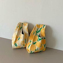 現貨 針織包 EMINUTE原創日系小貓斜挎包原宿風針織包上班百搭寶托特包手拎包 歷史價格詳細信息