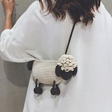 現貨 針織包 手工編織包包成品可愛迷你小眾設計編織草莓針織斜挎小包 歷史價格詳細信息