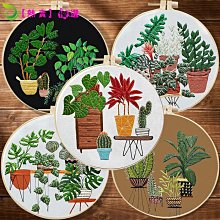 新手純手工刺繡手工DIY製作 初學者國潮刺繡材料包 八角框古風蘇繡繡花屏風擺件 歷史價格詳細信息