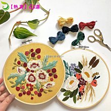 diy縫紉刺繡 diy刺繡  手工刺繡  刺繡diy手工自繡初學者材料包八角框制作十字繡小件屏風繡花擺件 歷史價格詳細信息