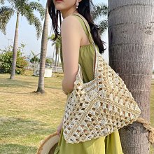 編織草編包包女新款2024小眾單肩包女大容量度假沙灘包爆款托特包【心願便利店】 歷史價格詳細信息