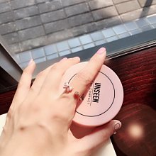 戒指「」鋯石蝴蝶開口戒指女不規則立體個性獨特設計可調節人工鑲嵌 歷史價格詳細信息