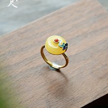 復古戒指南沙跨境金越金復古雙心戒指旭平首飾爆款配飾珠寶開口復古風 時尚ol 歷史價格詳細信息