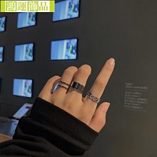 網紅食指鈦鋼戒指男女士時尚個性ins潮冷淡風情侶款對戒不掉色環-鴻運飾品 歷史價格詳細信息