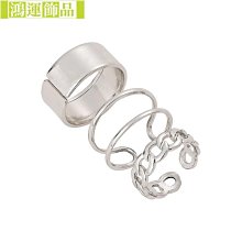 網紅食指鈦鋼戒指男女士時尚個性ins潮冷淡風情侶款對戒不掉色環-鴻運飾品 歷史價格詳細信息