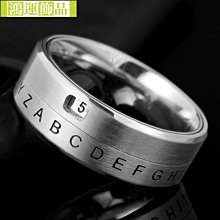 戒指 潮男指環 可轉動 食指戒 鈦鋼 防水不掉色 裝飾品 百搭潮流戒指-哈囉好物 歷史價格詳細信息