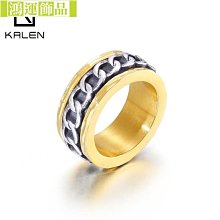 可轉動 鏈條旋轉戒指 抖音同款戒子 轉運指環女 龐克 潮流百搭 男生配件 網紅開啤酒瓶蓋神器戒指男戒子-哈囉好物 歷史價格詳細信息