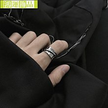 戒指鈦鋼不褪色潮流黑暗系INS純銀色圓光面圈圈簡約情侶戒指男女小眾 歷史價格詳細信息