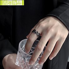 鈦鋼鏤空蜘蛛男士戒指蛛絲不鏽鋼飾品時尚潮男士食指戒指潮男個性-鴻運飾品 歷史價格詳細信息