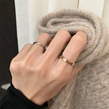 鈦鋼戒指男女士ins潮男生單身戒個性小眾設計簡約不掉色食指環圈-鴻運飾品 歷史價格詳細信息