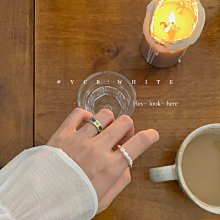 簡約珍珠戒指女小眾設計輕奢高級感食指戒復古冷淡風戒指時尚個性 歷史價格詳細信息