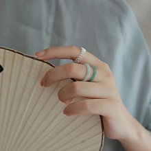 S925銀戒指素圈三環戒指純銀戒指簡約時尚潮流食指尾戒閉口指環-哈囉好物 歷史價格詳細信息