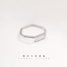 純銀簡約戒指女時尚個性冷淡風網紅開口可調節食指ins潮閨蜜尾戒~玲瓏心飾 歷史價格詳細信息