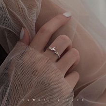蝴蝶戒指女ins不掉色潮酷女小眾設計輕奢開口可調節女款高級指環 歷史價格詳細信息