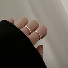 銀戒指女999純銀戒指素圈戒指光面男款學生足銀情侶對戒尾戒簡約 歷史價格詳細信息