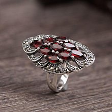 925純銀女款戒指空托個性復古皇冠戒托鑲嵌蜜蠟琥珀瑪瑙銀托12*12-玲瓏心飾 歷史價格詳細信息