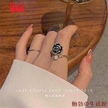 黑色山茶花流蘇耳環女小眾設計感氣質輕奢長款耳墜復古小香風耳飾~晴天 歷史價格詳細信息