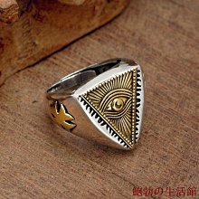 欣欣百貨S925 銀戒指 男士 復古 泰銀 寬指環 可轉動 個性 銀飾 配飾 歷史價格詳細信息