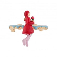 新款熱銷 Les Nereides 法國手工琺瑯 森系  凡爾賽莊園系列 精致草莓 戒指 明星大牌同款 歷史價格詳細信息