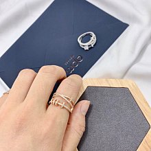 大牌apm風格鏤空雕花水鑽戒指7號 歷史價格詳細信息