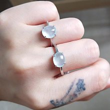 簡約S925銀鑲嵌10mm和田碧玉耳飾/玉耳環 歷史價格詳細信息