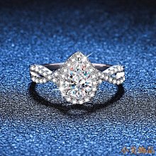 小美飾品[附Gra證書]真正的莫桑石戒指 s925純銀電鍍18K雪花六芒星莫桑鑽石戒指女 歷史價格詳細信息