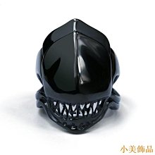 黑曜石戒指男潮個性霸氣精神小夥單身炫酷戒子潮流送男生禮物 歷史價格詳細信息