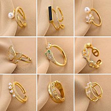 快速出貨 珍珠戒指女時尚個性ins小眾設計輕奢簡約精致兩件套指環開口氣質 歷史價格詳細信息